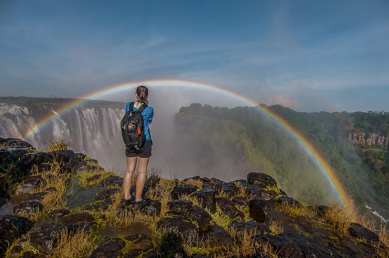 I visited Victoria Falls on my travels and shared stories from Africa