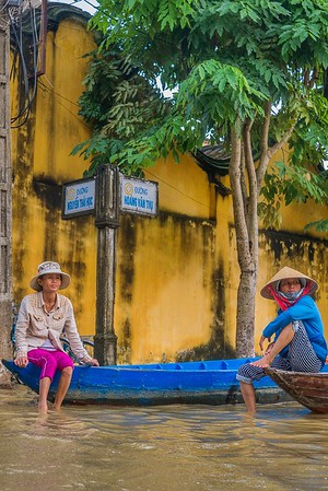 Flooding in Hoi An, Vietnam.