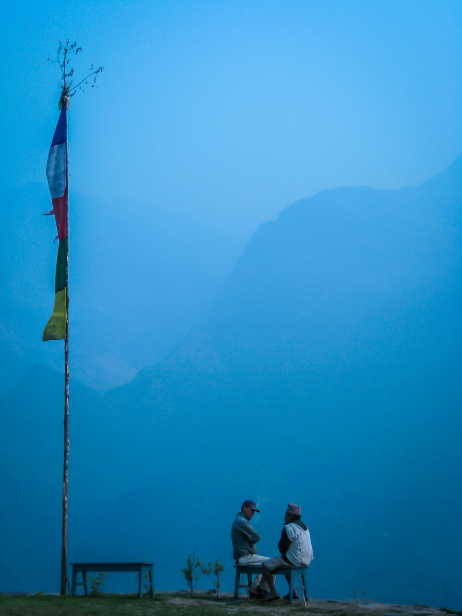 nepal was in my itinerary for a vipassana course