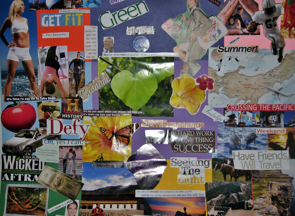 My vision board for 2008.