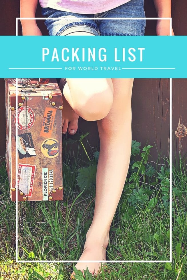 What to Pack for World Travel: Packing list with advice and tips for females planning a long-term trip.